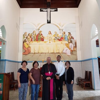 Dom Manoel faz visita pastoral em Itariri
